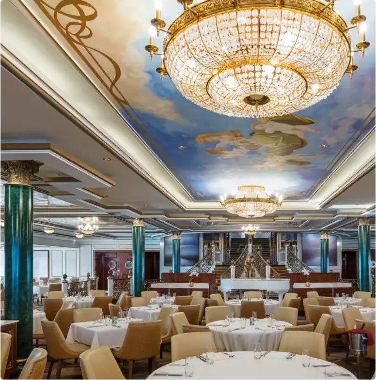 Tsar's Palace main dining room aboard Norwegian Jewel